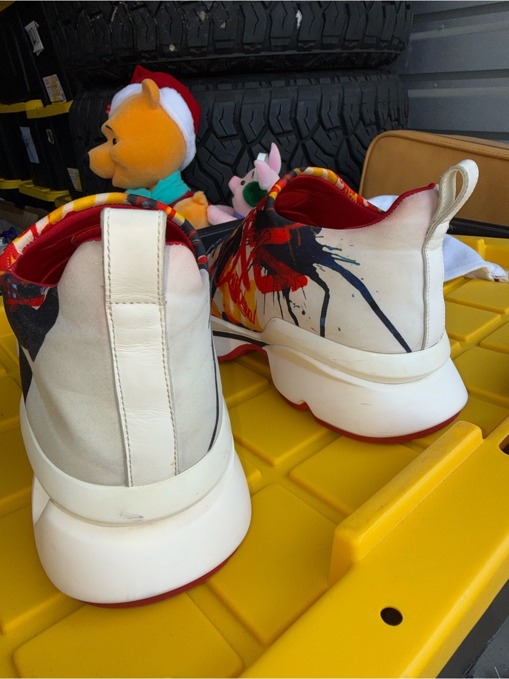 Authentic Christian Louboutin Space Run 30 Sneakers Shoes size 11 - Picture 12 of 17